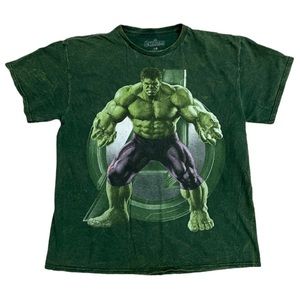 Avengers Incredible Hulk Smash T-Shirt Green Marble